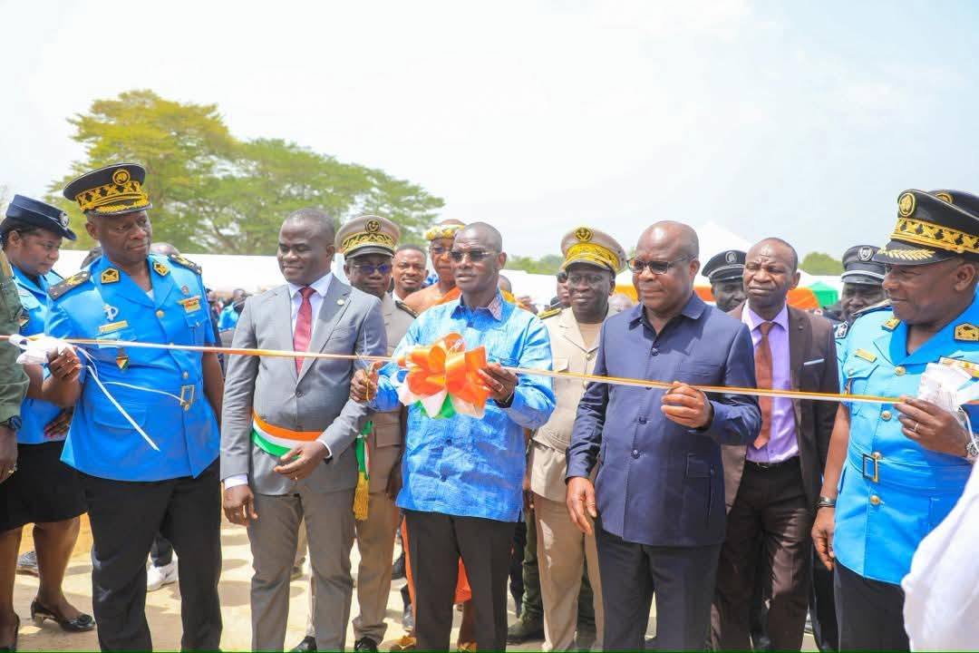 Sécurité de proximité : le ministre vagondo diomandé inaugure le nouveau commissariat de taabo